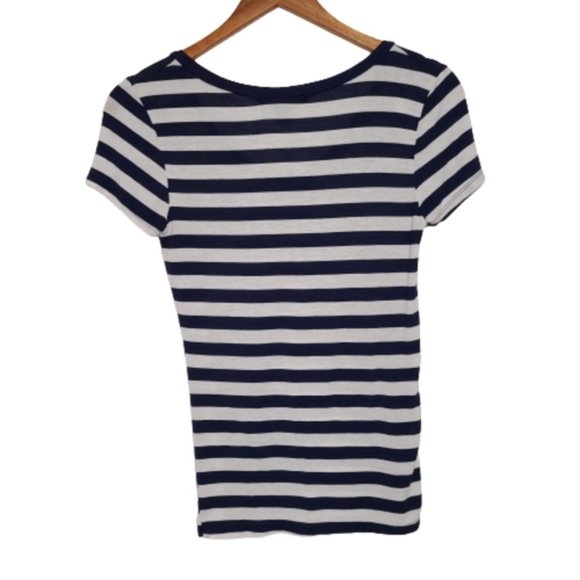 American Dream Striped Short Sleeve Top MEDIUM - Picture 4 of 4